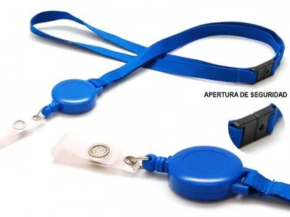 Cordón plano satín 10 mm: Apertura de seguridad y yoyó