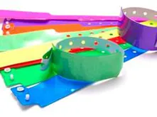 Pulseras de vinilo: Acabado brillante