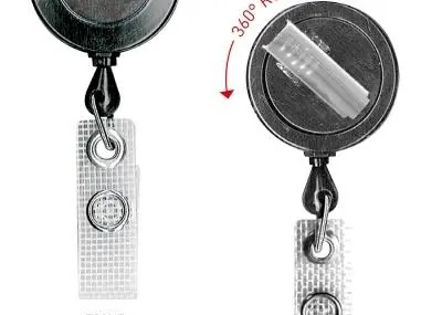 IDS930: Yoyó con pinza cocodrilo giratoria