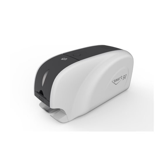 Impresora de tarjetas IDP Smart 31 en blanco y gris antracita