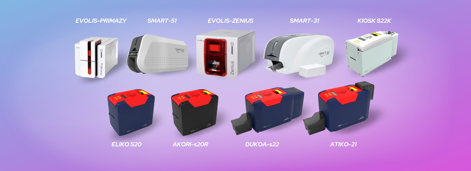 Tipos de impresoras de tarjetas