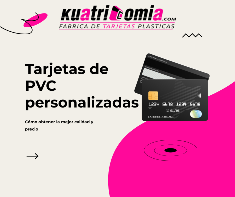 Tarjetas de PVC personalizadas