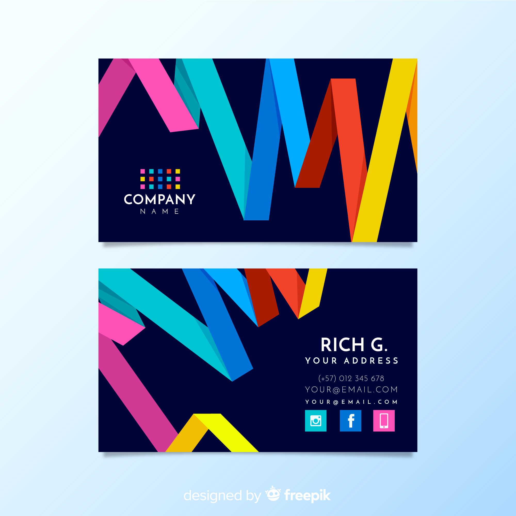 diseño de tarjetas de plástico