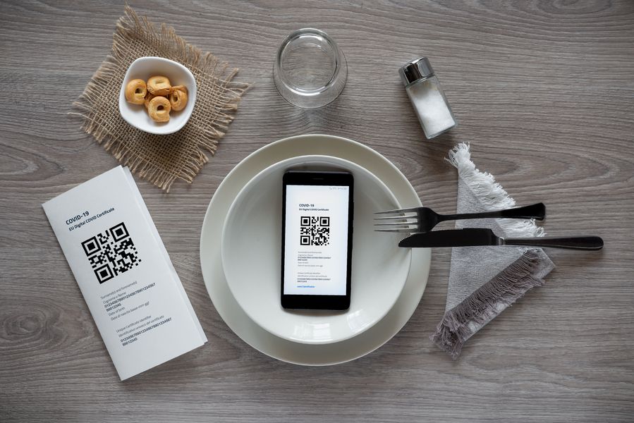 Tarjeta con código QR