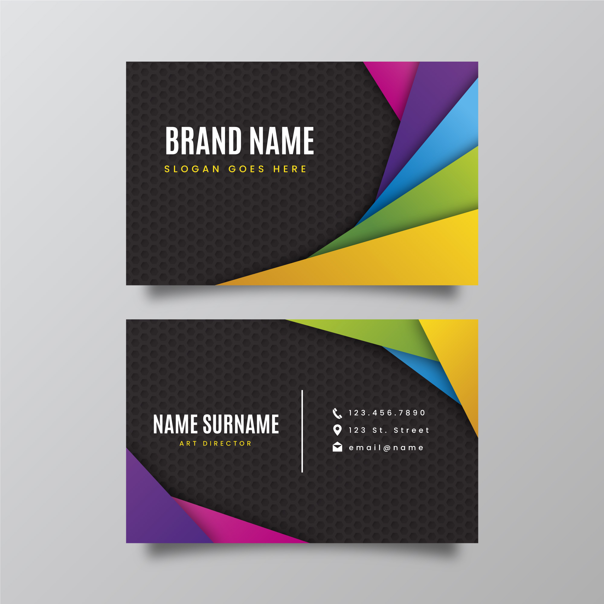 Tarjetas de PVC de Colores