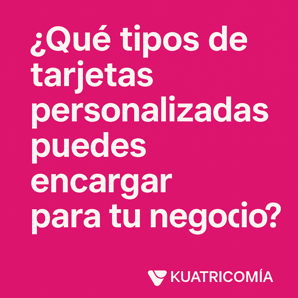 tarjetas personalizadas
