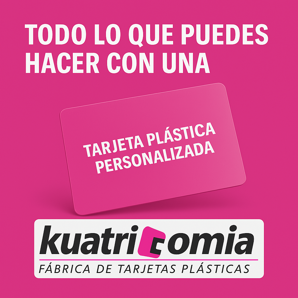 Tarjetas plásticas personalizadas