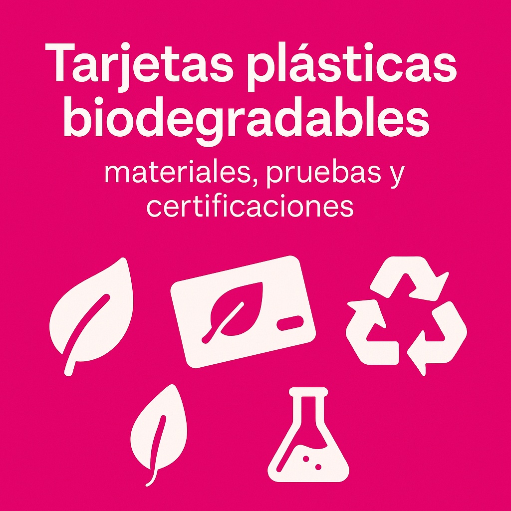 tarjetas plásticas biodegradables